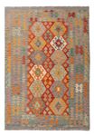 Kelim Rug - Splash - 206 x 145 cm - colorful