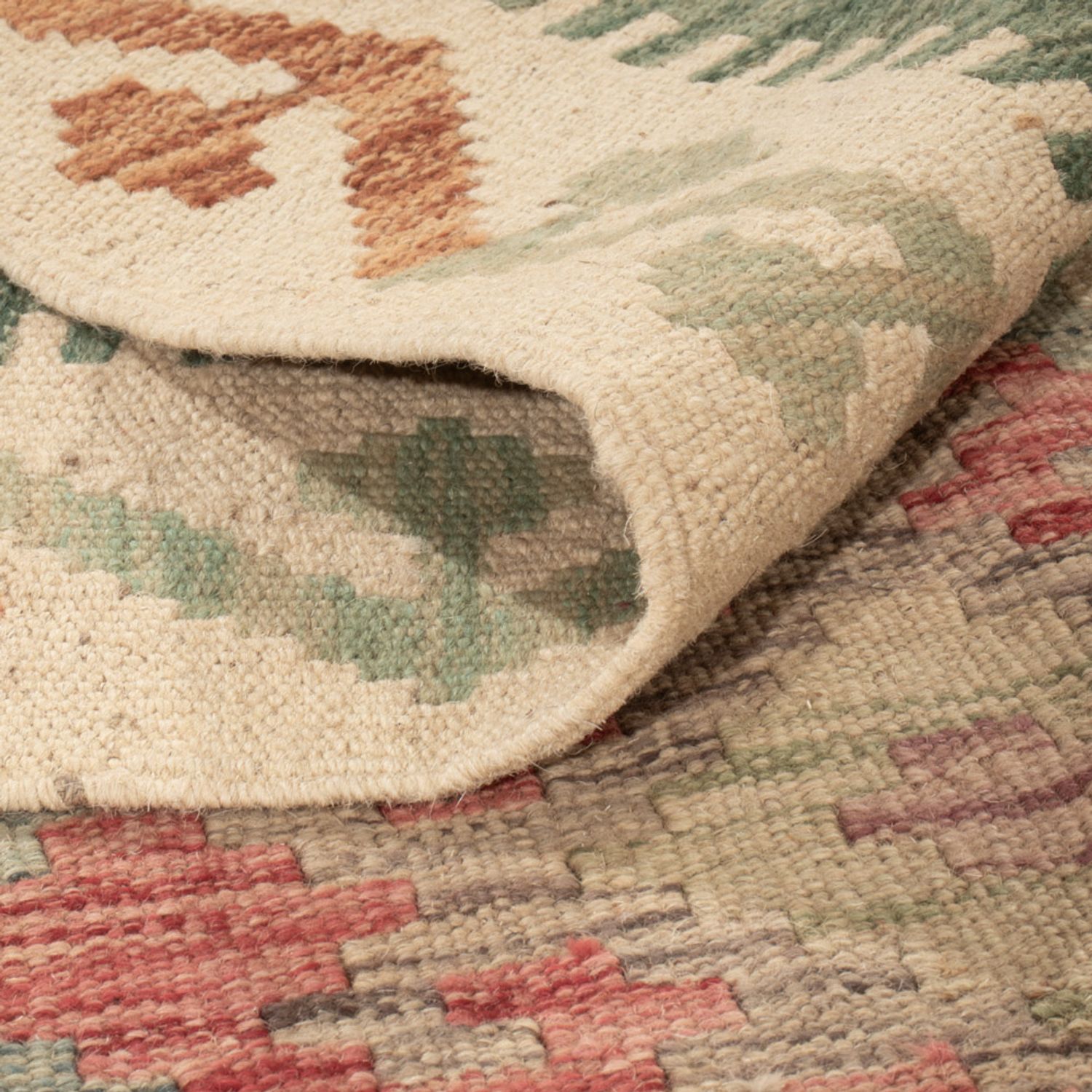 Kelim Rug - Splash - 200 x 149 cm - colorful