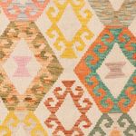 Kelim Rug - Splash - 198 x 149 cm - colorful