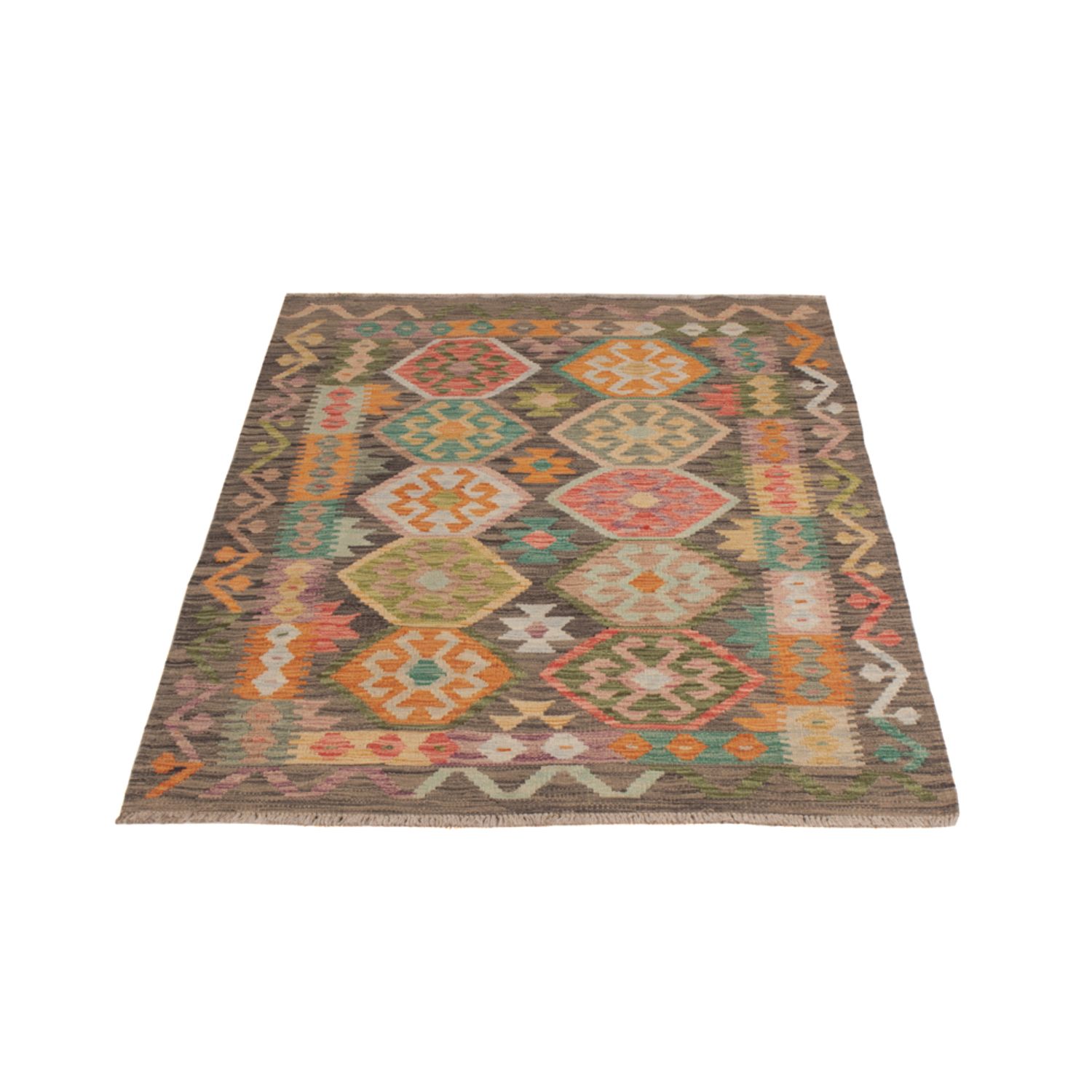 Kelim Rug - Splash - 160 x 105 cm - colorful