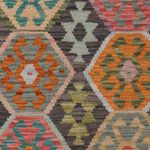Kelim Rug - Splash - 156 x 105 cm - colorful