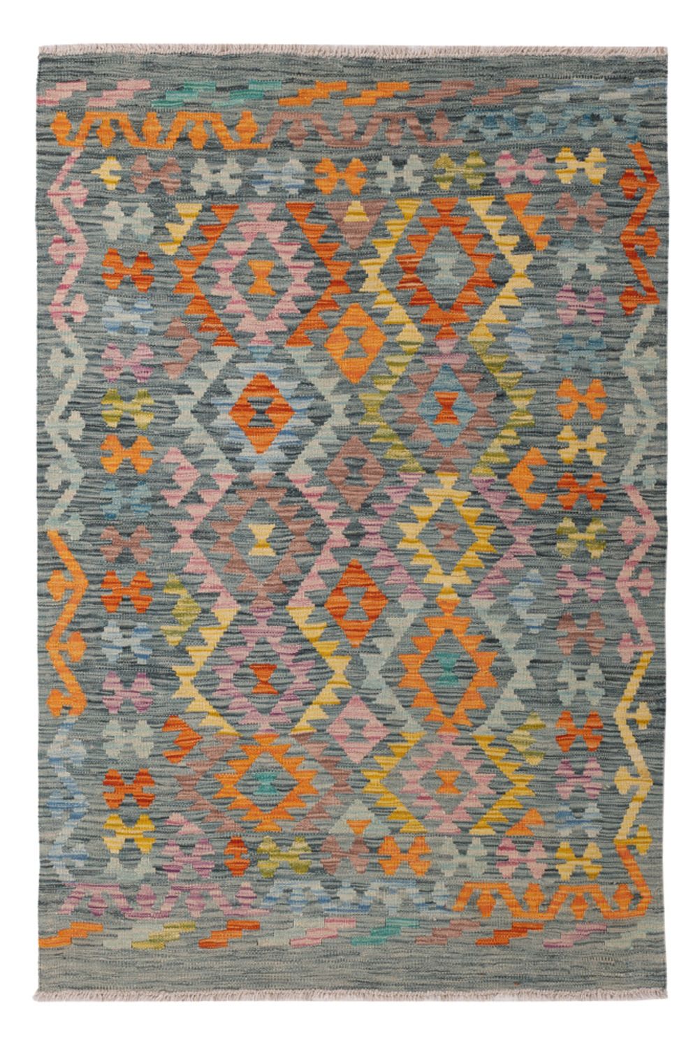 Kelim Rug - Splash - 152 x 102 cm - colorful