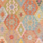 Kelim Rug - Splash - 236 x 177 cm - colorful