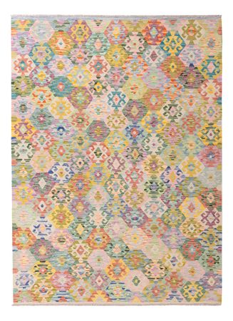 Kelim Rug - Splash - 243 x 180 cm - colorful