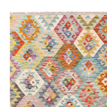 Kelim Rug - Splash - 236 x 187 cm - colorful