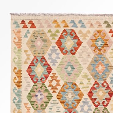 Kelim Rug - Splash - 247 x 181 cm - colorful