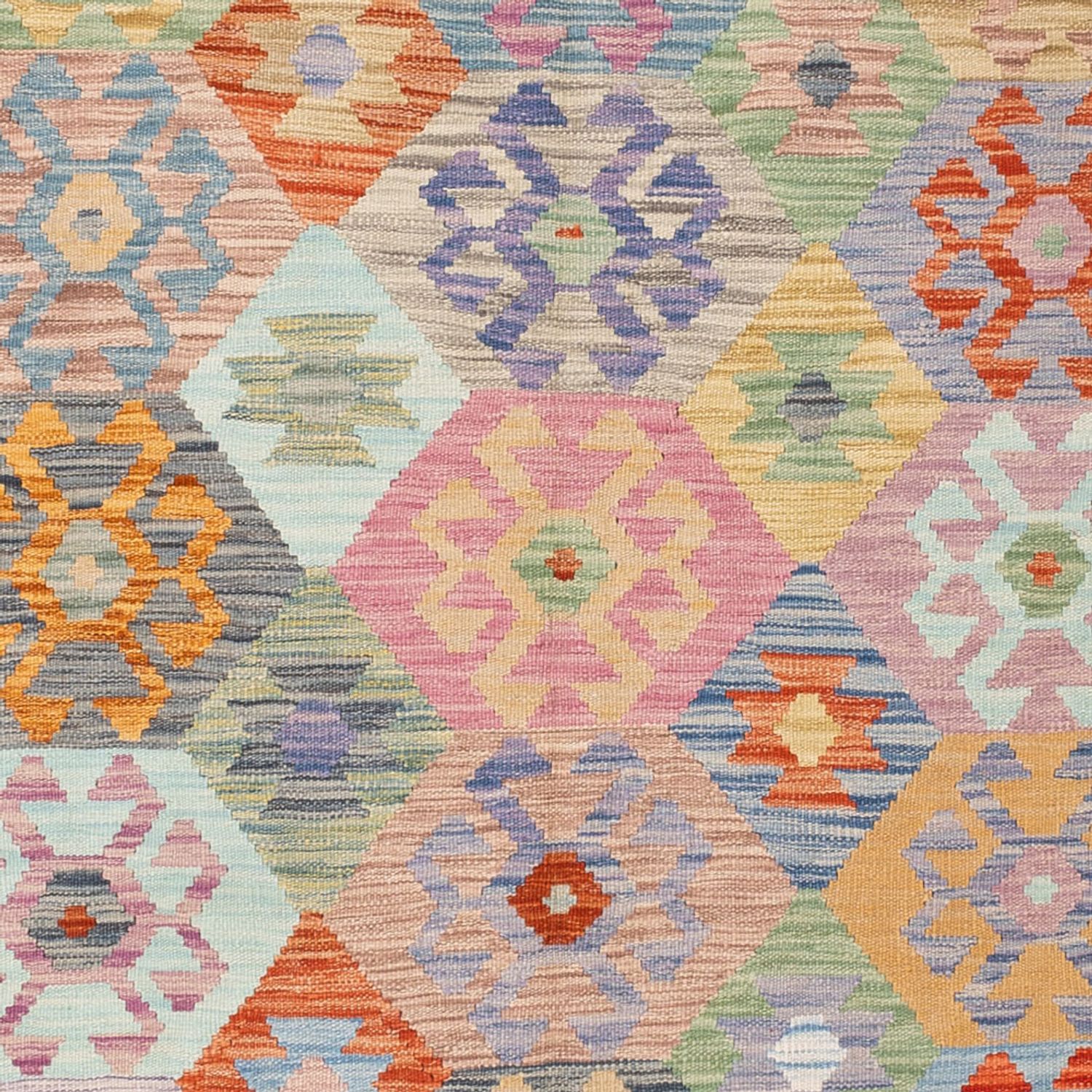 Kelim Rug - Splash - 234 x 164 cm - colorful