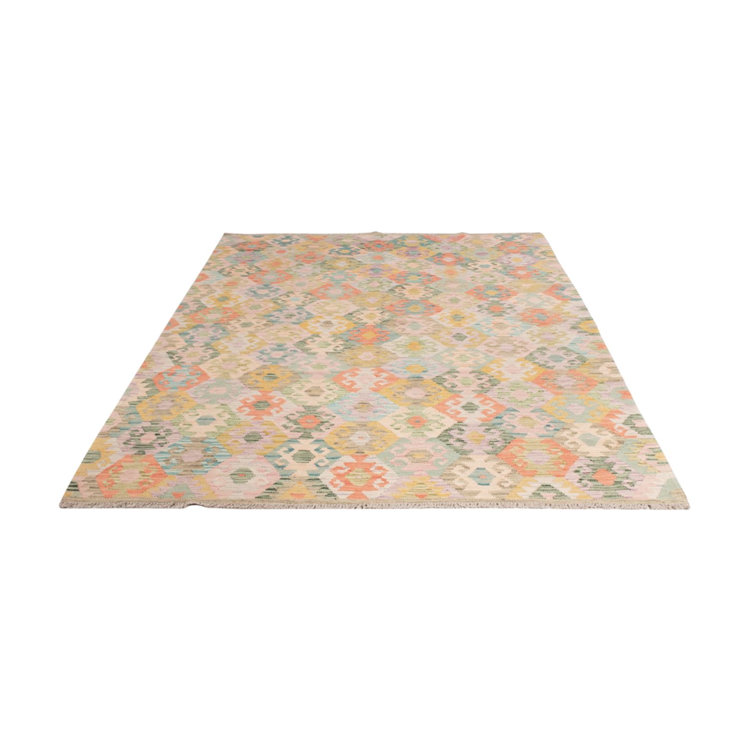 Kelim Rug - Splash - 248 x 173 cm - colorful