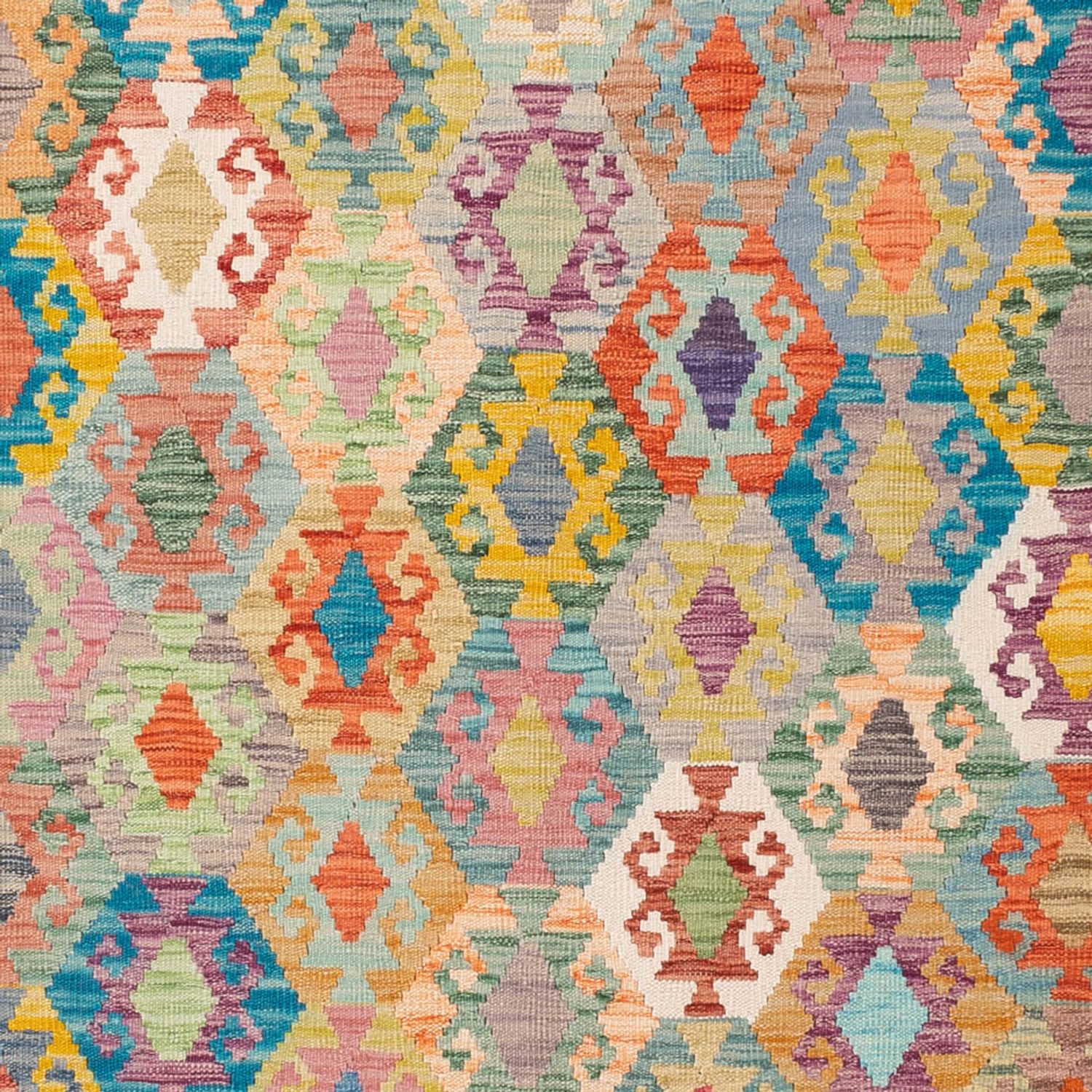 Kelim Rug - Splash - 250 x 188 cm - colorful