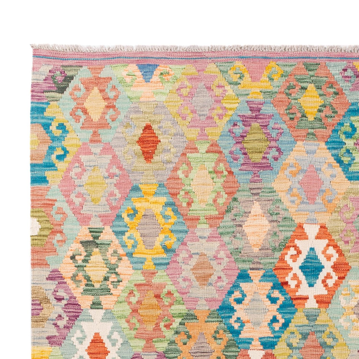 Kelim Rug - Splash - 250 x 188 cm - colorful