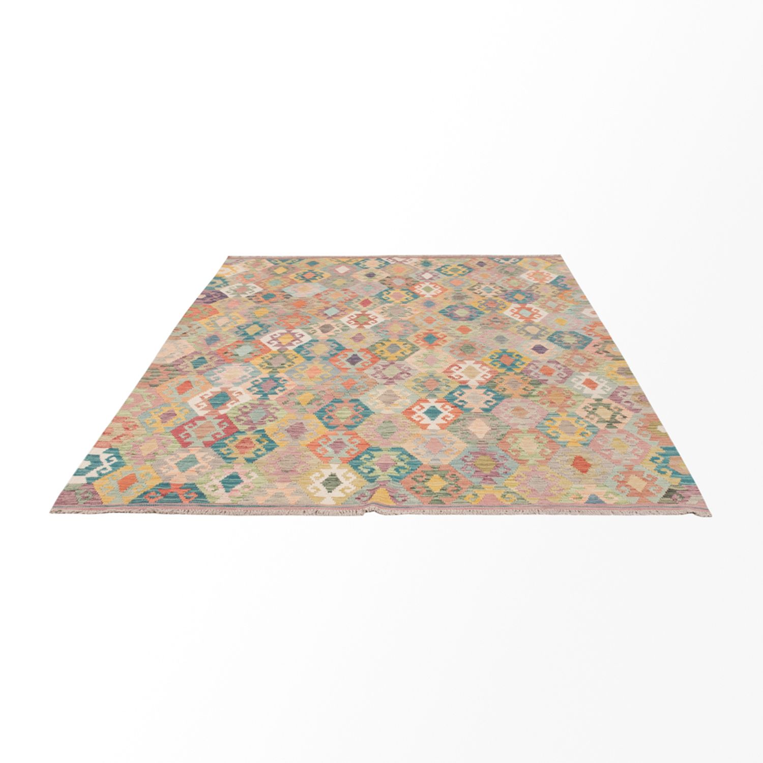 Kelim Rug - Splash - 250 x 188 cm - colorful