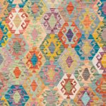 Kelim Rug - Splash - 250 x 188 cm - colorful