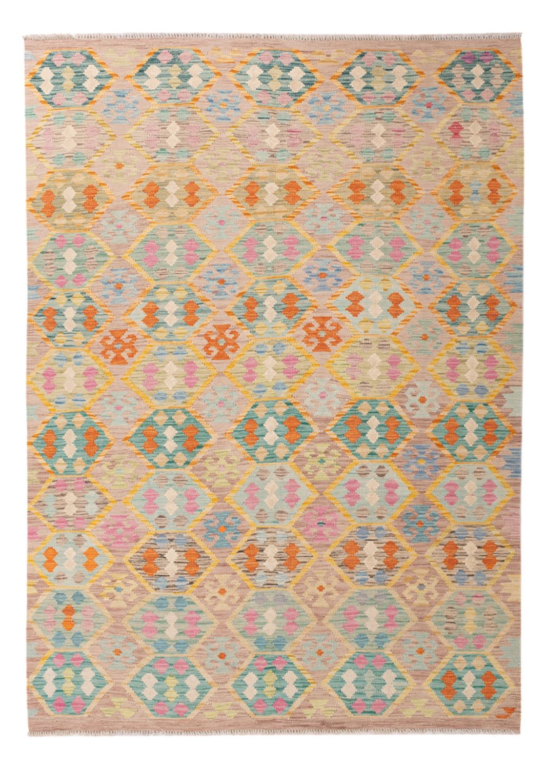 Kelim Rug - Splash - 240 x 173 cm - colorful