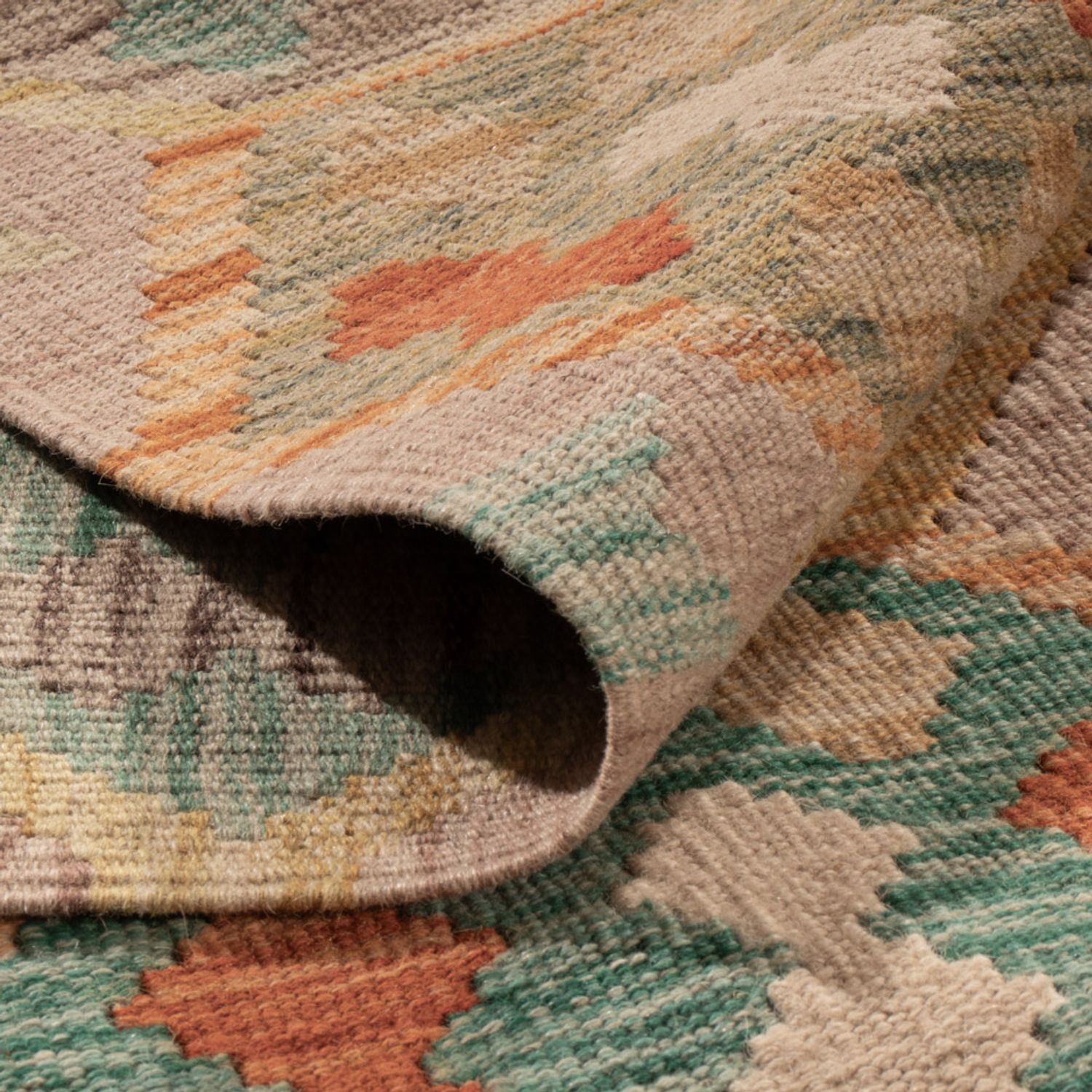 Kelim Rug - Splash - 240 x 173 cm - colorful