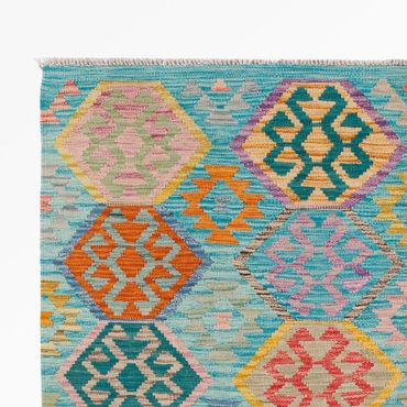 Kelim Rug - Splash - 250 x 170 cm - colorful