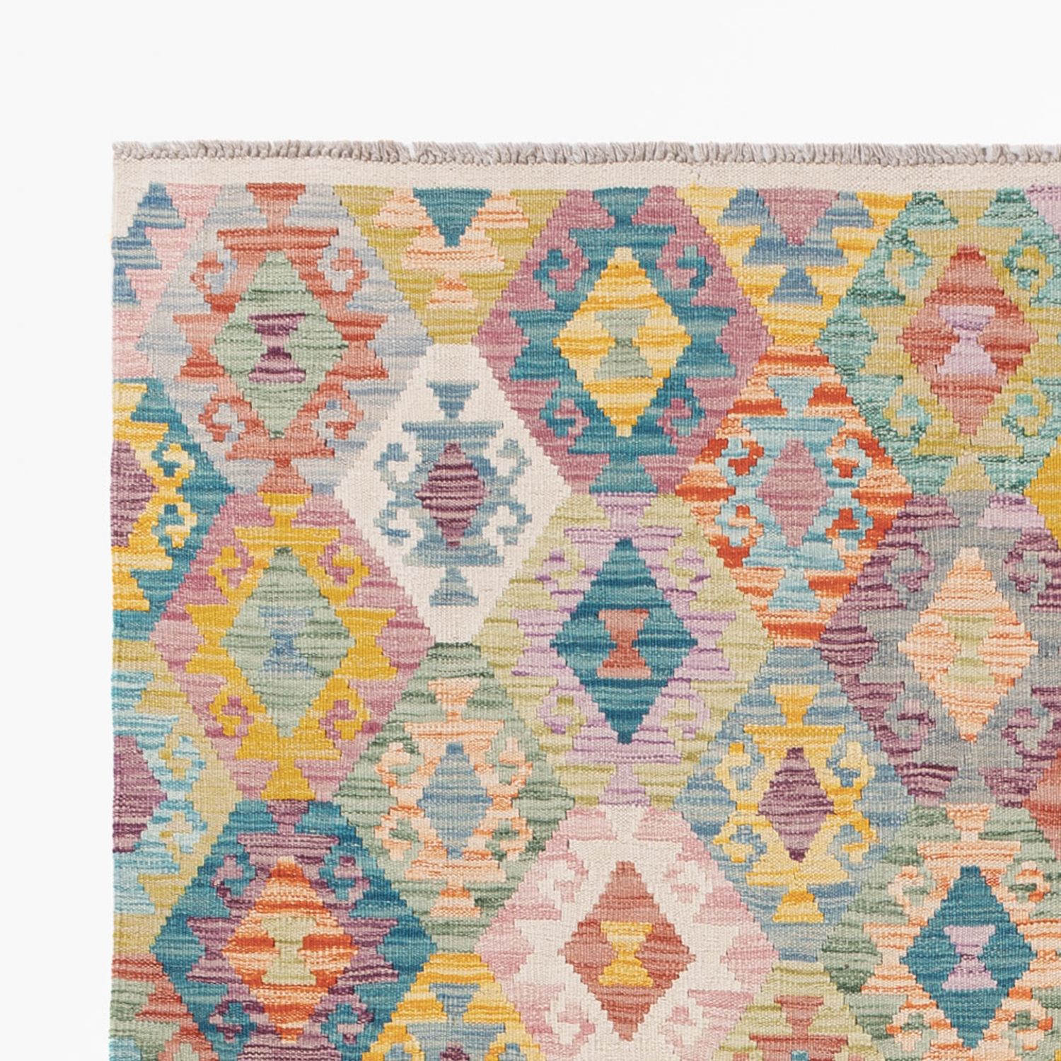 Kelim Rug - Splash - 241 x 182 cm - colorful