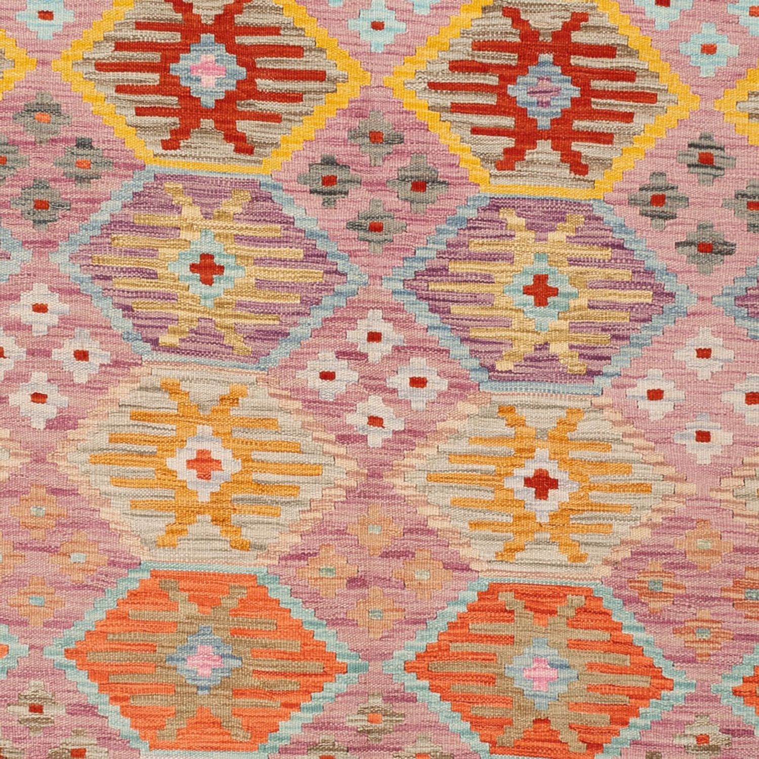 Kelim Rug - Splash - 246 x 174 cm - colorful