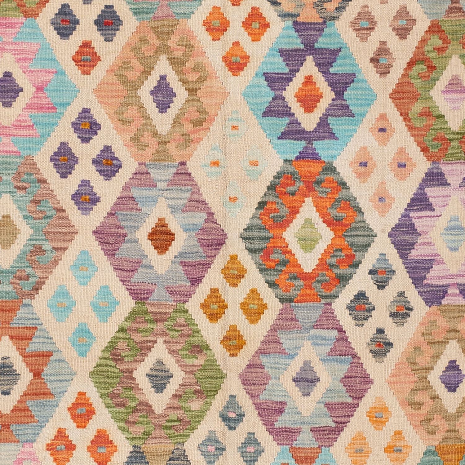 Kelim Rug - Splash - 250 x 174 cm - colorful