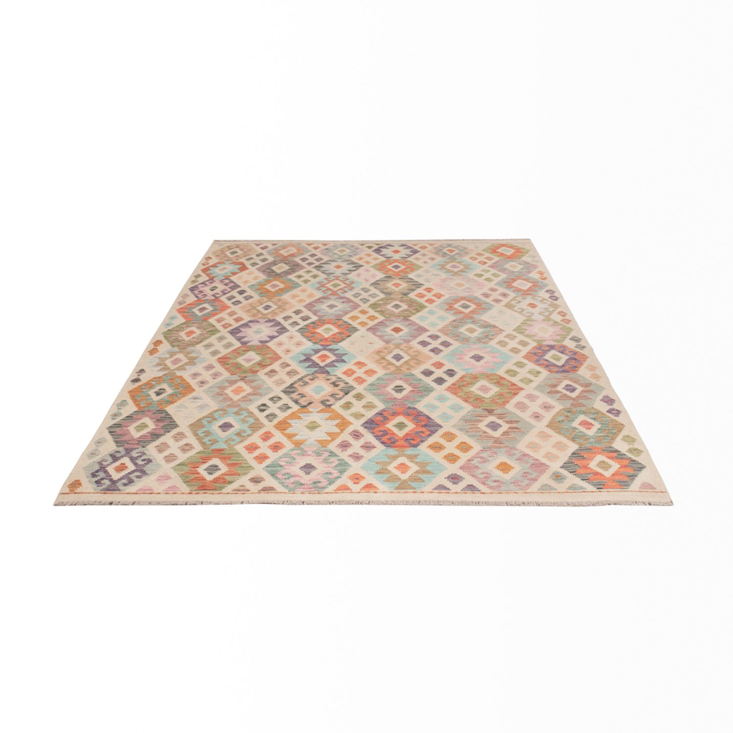 Kelim Rug - Splash - 250 x 174 cm - colorful