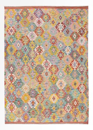 Kelim Rug - Splash - 246 x 180 cm - colorful