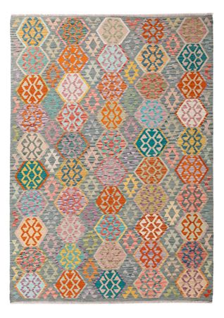 Kelim Rug - Splash - 253 x 178 cm - colorful