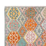 Kelim Rug - Splash - 253 x 178 cm - colorful