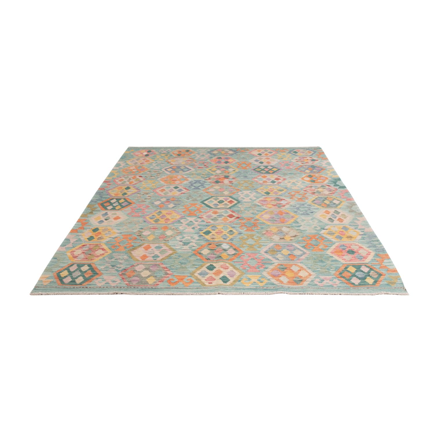 Kelim Rug - Splash - 248 x 177 cm - colorful