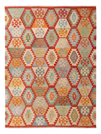 Kelim Rug - Splash - 241 x 178 cm - colorful