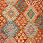 Kelim Rug - Splash - 242 x 173 cm - colorful