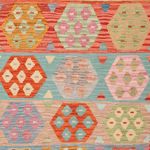 Kelim Rug - Splash - 243 x 172 cm - colorful