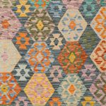 Kelim Rug - Splash - 251 x 168 cm - colorful