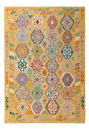 Kelim Rug - Splash - 255 x 178 cm - colorful