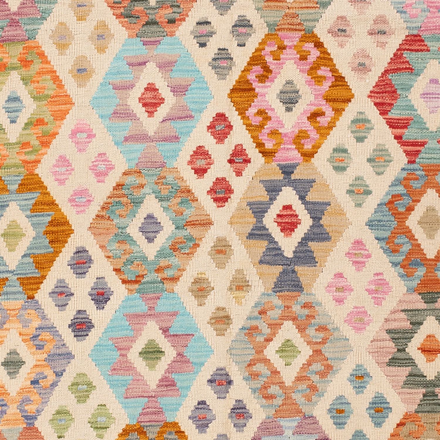 Kelim Rug - Splash - 249 x 179 cm - colorful