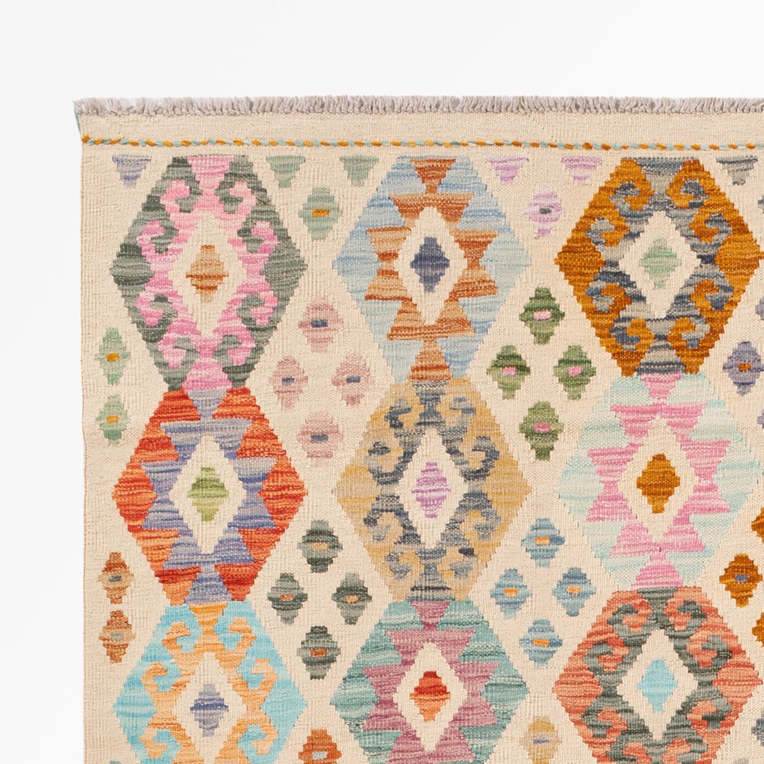 Kelim Rug - Splash - 249 x 179 cm - colorful