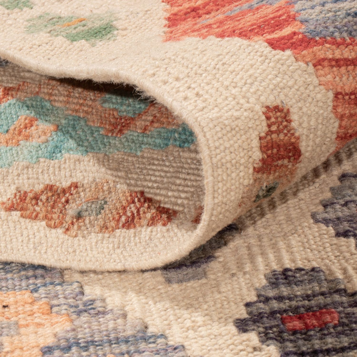 Kelim Rug - Splash - 249 x 179 cm - colorful