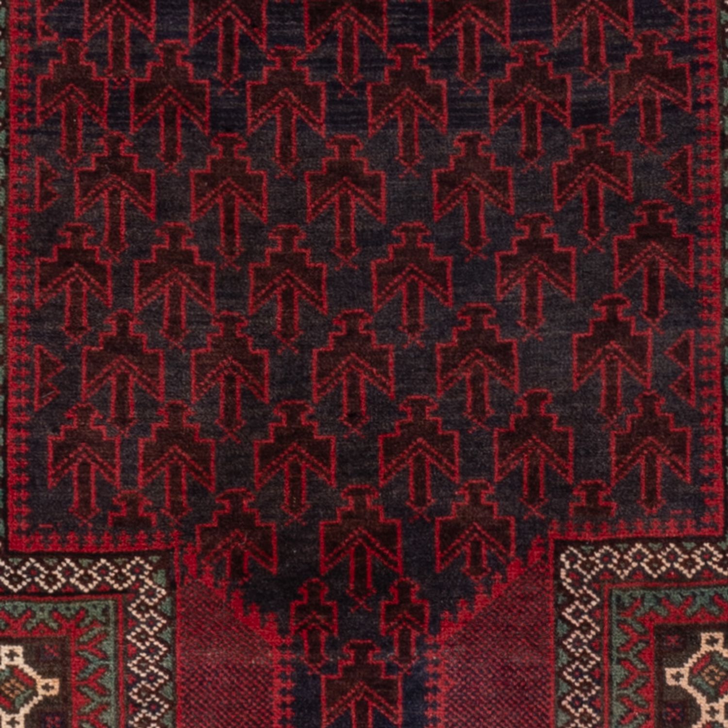 Belutsch Rug - 152 x 88 cm - red