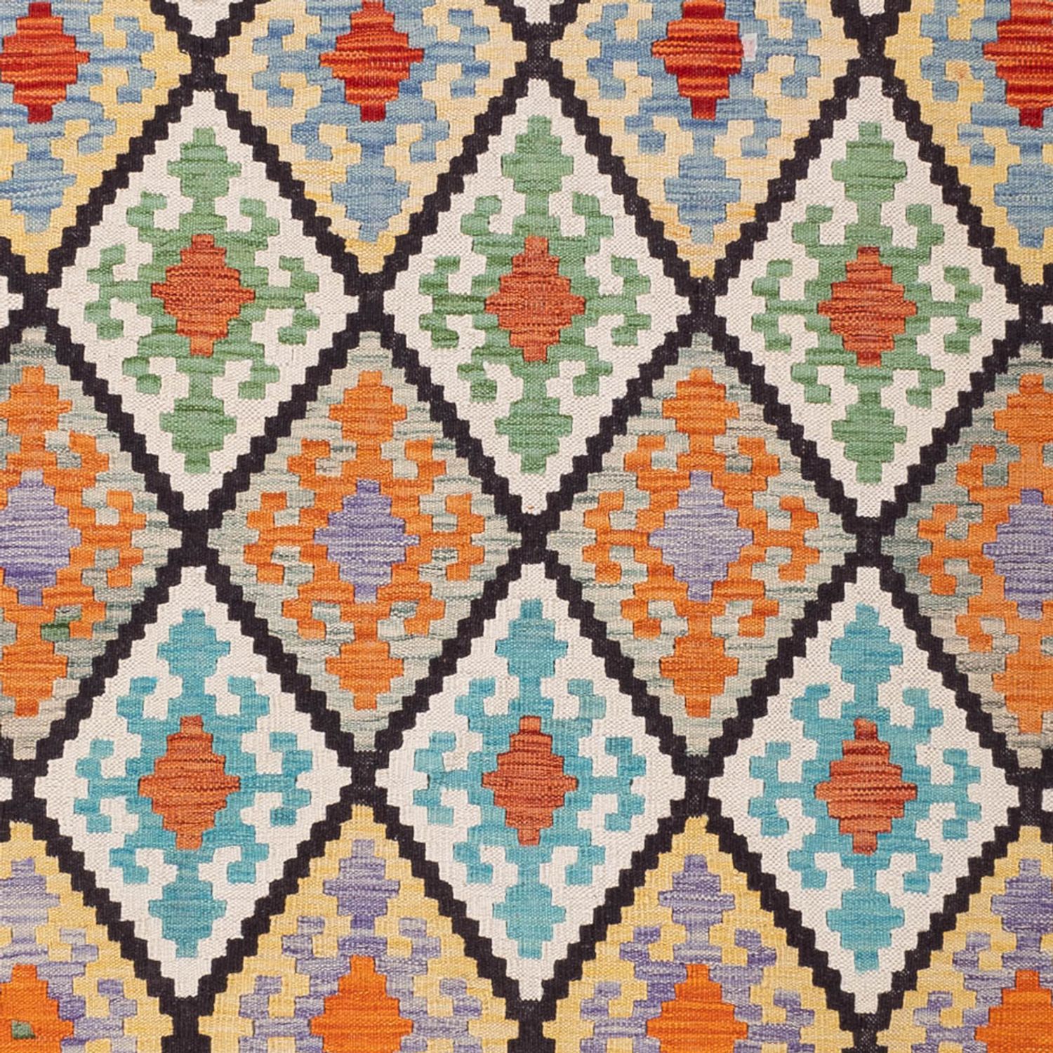 Kelim Rug - Splash - 247 x 183 cm - colorful
