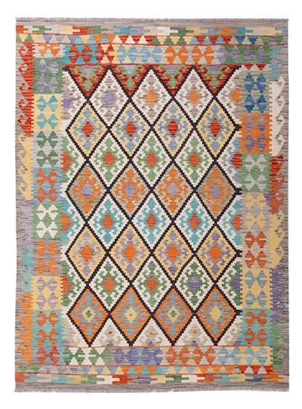 Kelim Rug - Splash - 247 x 183 cm - colorful