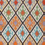 Kelim Rug - Splash - 247 x 183 cm - colorful