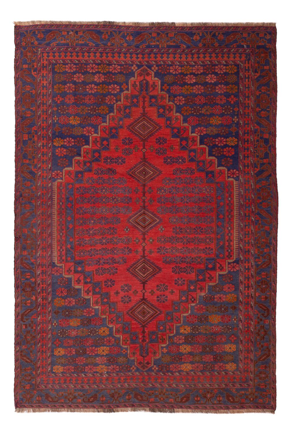Kelim Rug - Oriental - 244 x 161 cm - red