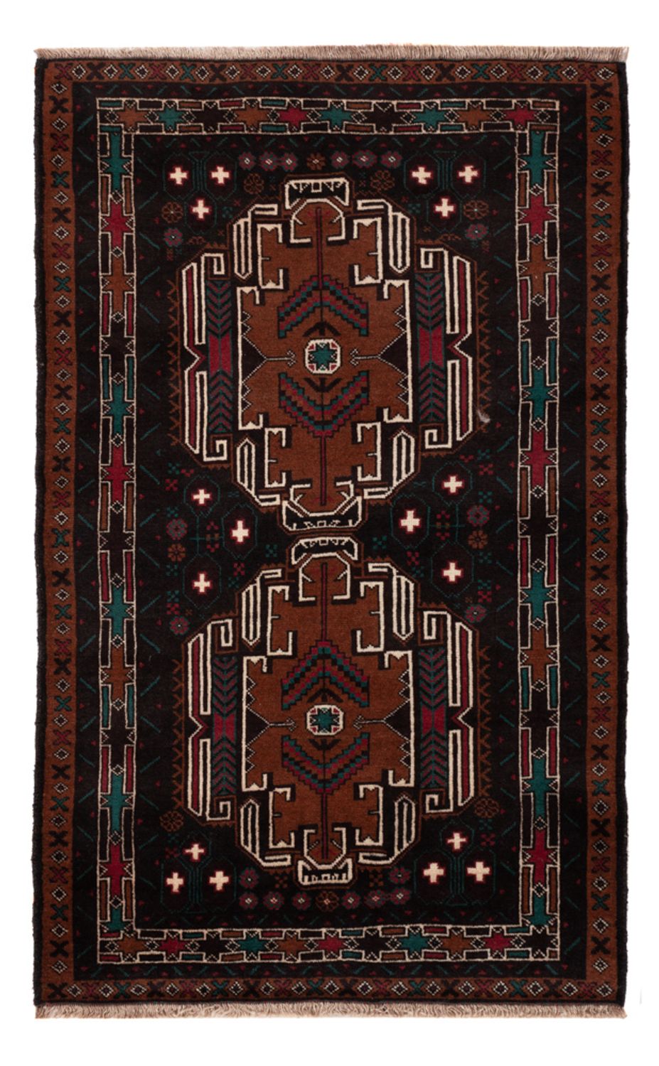 Belutsch Rug - 140 x 90 cm - multicolored