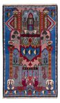 Belutsch Rug - 140 x 90 cm - blue