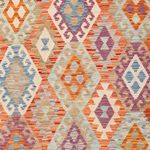 Kelim Rug - Splash - 255 x 178 cm - colorful