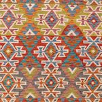 Kelim Rug - Splash - 250 x 174 cm - colorful