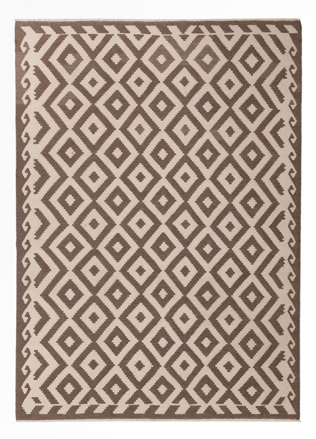 Kelim Rug - Splash - 233 x 164 cm - natural