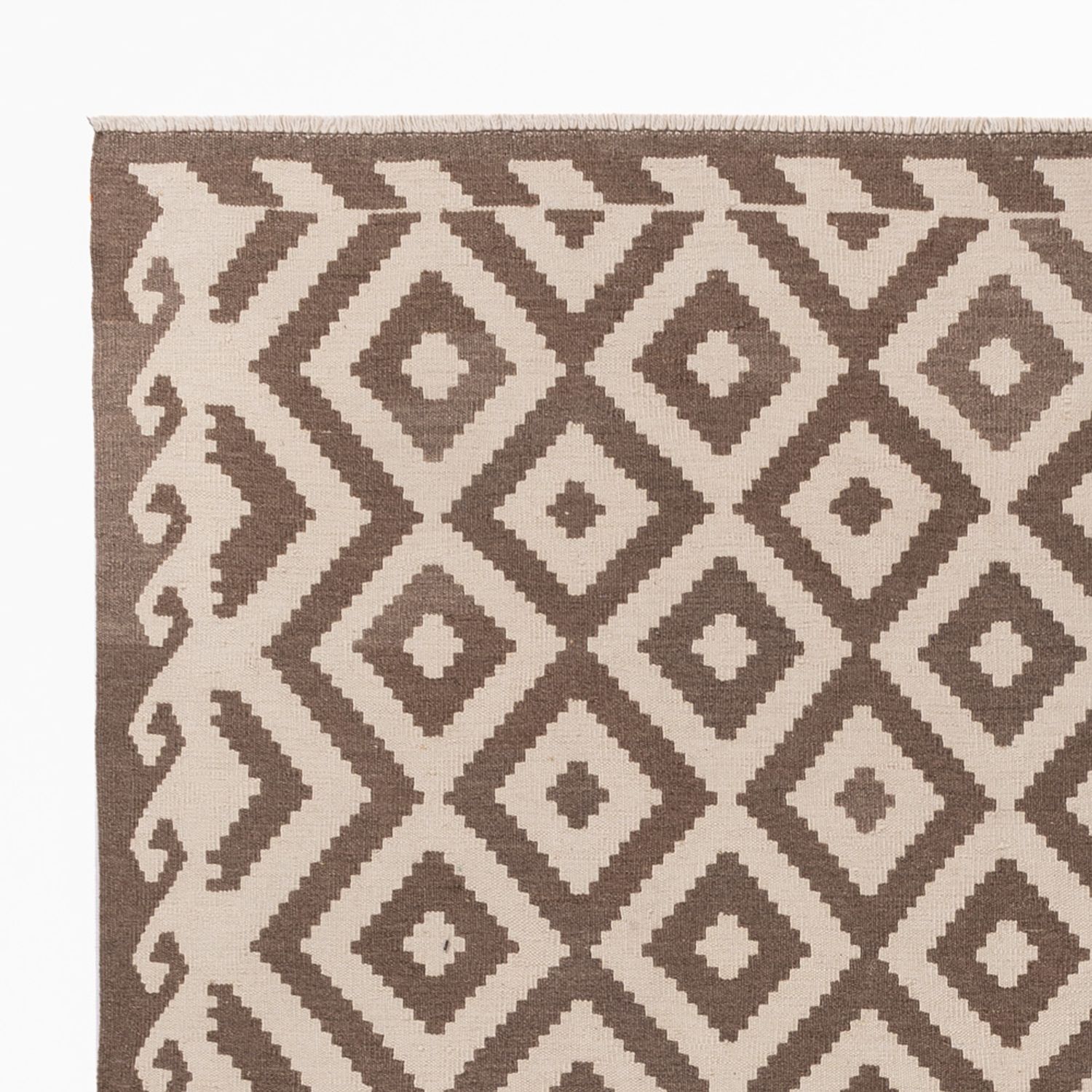 Kelim Rug - Splash - 233 x 164 cm - natural