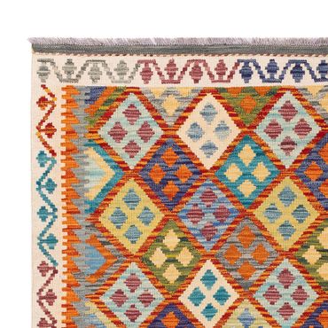 Kelim Rug - Splash - 197 x 158 cm - colorful