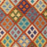 Kelim Rug - Splash - 197 x 158 cm - colorful