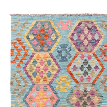 Kelim Rug - Splash - 251 x 182 cm - colorful