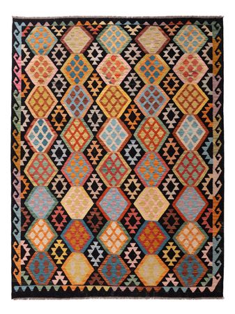 Kelim Rug - Splash - 249 x 187 cm - colorful